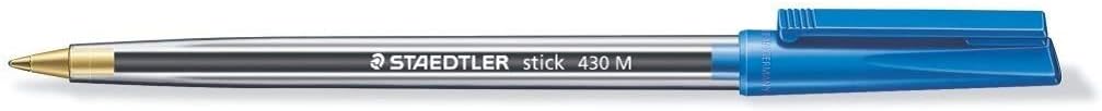 STAEDTLER Stick 430M Ballpoint Pen Medium Mixed Colours x 10-3