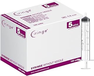 Ciringe 5 ml Syringe - Pack of 100