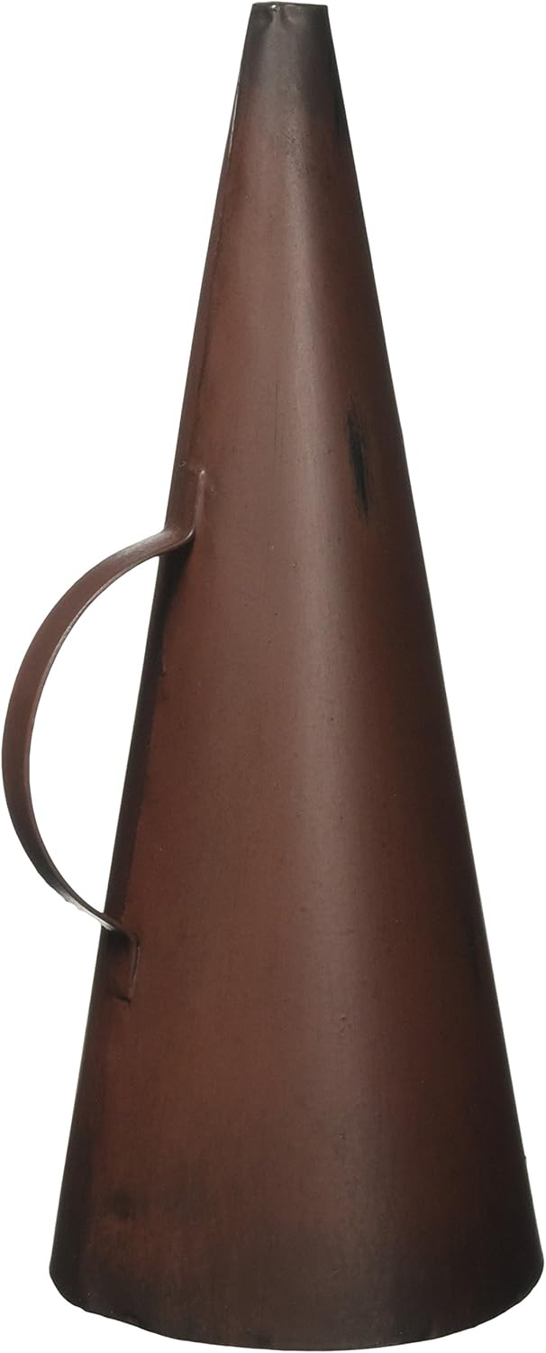 Design Toscano Hollywood Movie Director's Megaphone Home Theater Decor Statue, 24 cm, Metalware, Rust-0