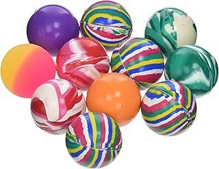 Rhode Island Novelty 45MM 1.75 Inch Hi Bounce Ball Assortment, 12 Balls per Order…