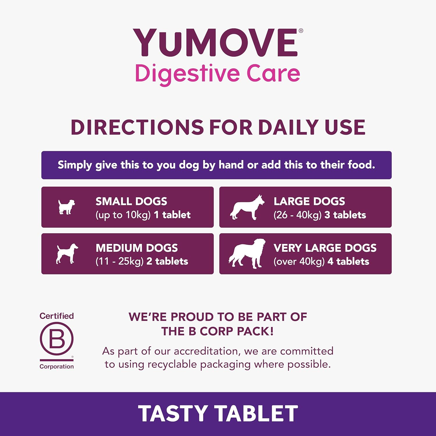 YuMOVE Digestive Care for All Dogs | Previously YuDIGEST | Probiotics for Dogs with Sensitive Digestion, All Ages and Breeds | 120 Tablets-3