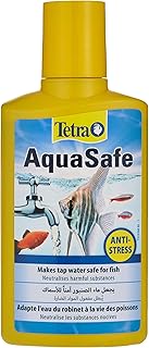 Tetra AquaSafe to Turn Tap Water into Safe and Healthy Water for Fish and Plants, 250 ml