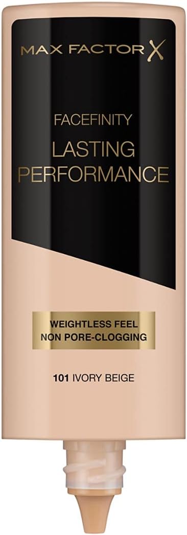 Max Factor Lasting Performance Long-Lasting Liquid Foundation - 101 Ivory Beige, 35 ml-1