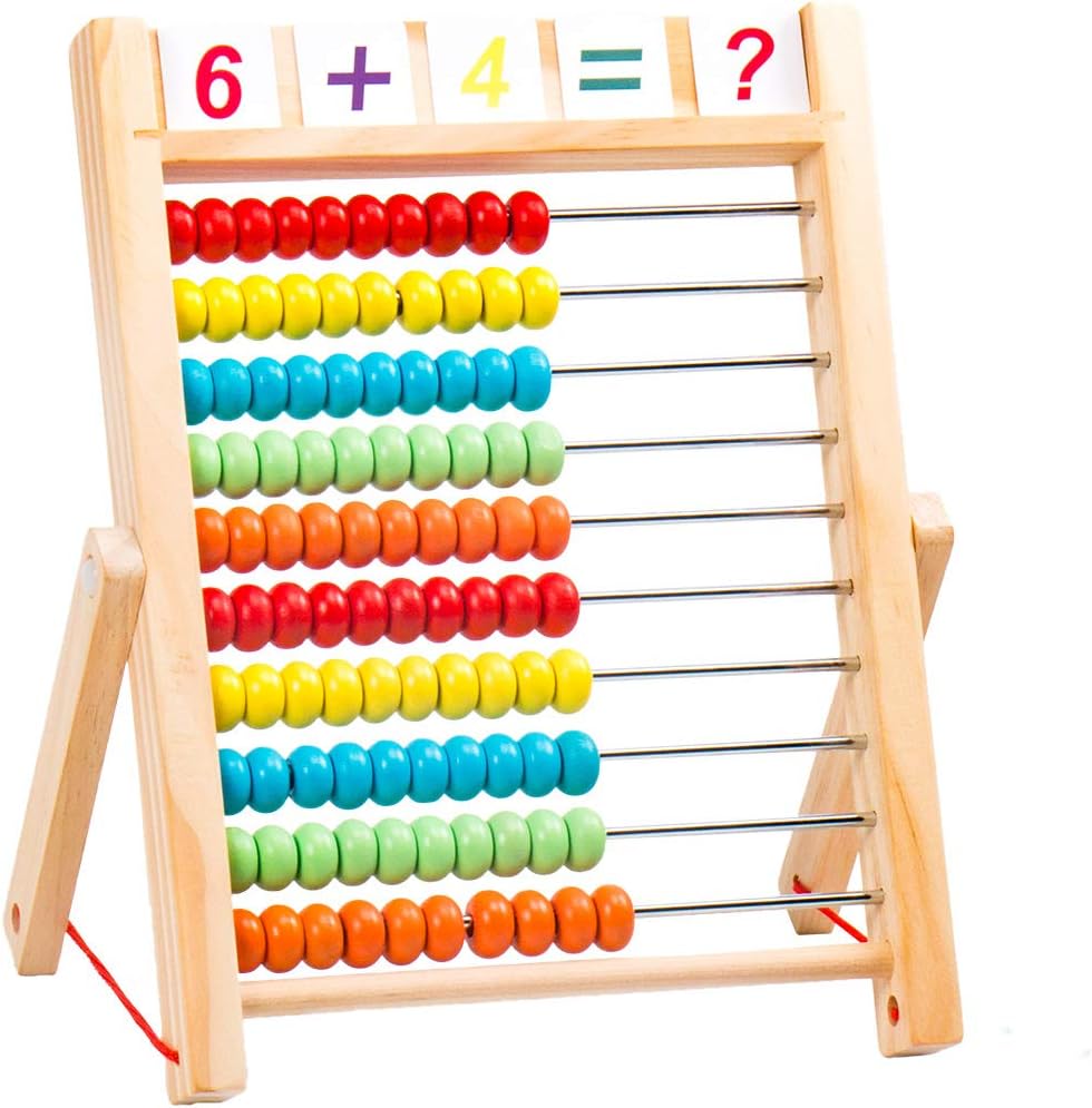 AKORD Kids Educational Toy Wooden Abacus-0