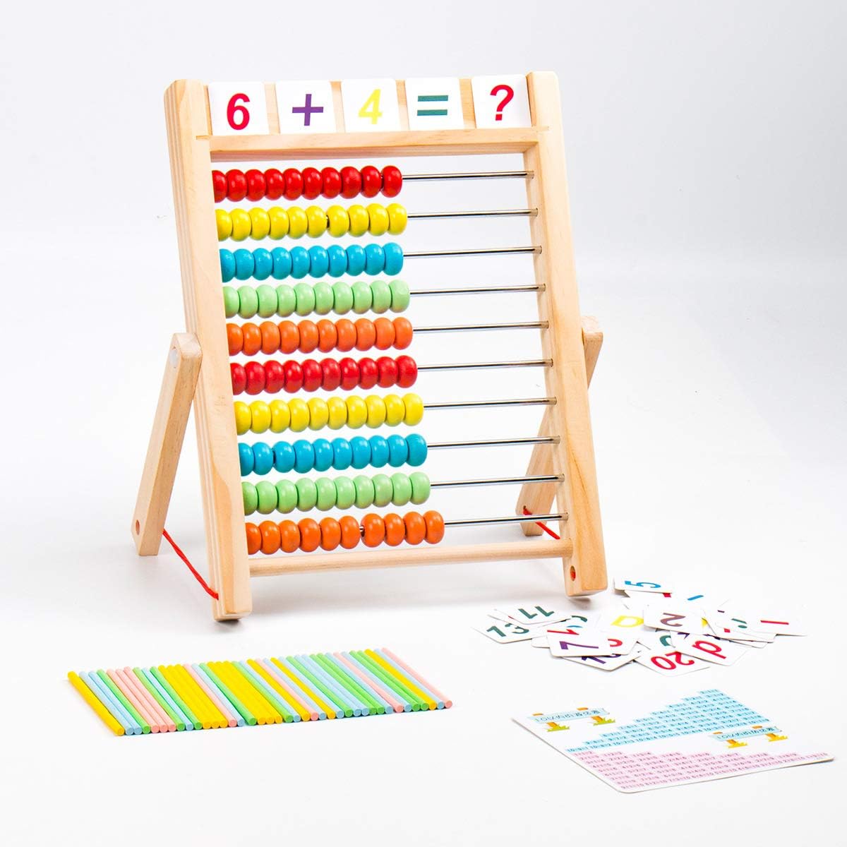 AKORD Kids Educational Toy Wooden Abacus-1