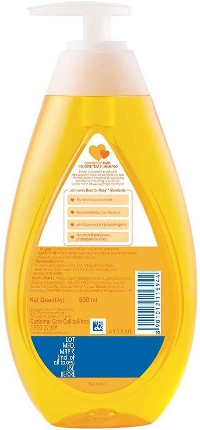 Johnson's Baby Shampoo 2 x 500ml (1000ml Shampoo)-2