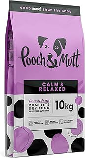 Pooch & Mutt - Calm & Relaxed, Complete Grain Free Dry Dog Food, Turkey and Sweet Potato, 10kg