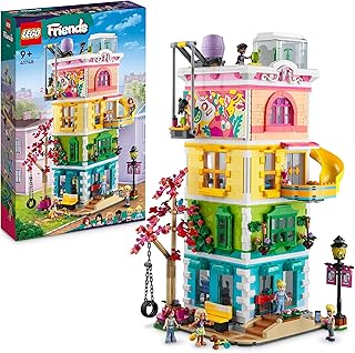 LEGO Friends Heartlake City Community Centre Modular Building Set, Toy Birthday Gift Idea for Kids, Girls, Boys with Art and Recording Studios, Gaming Room plus Pickle the Dog and More 41748