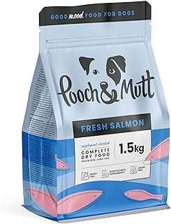 Pooch & Mutt - Fresh Salmon, Complete Dry Dog Food (Grain Free), 1.5kg