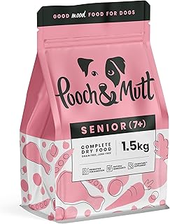 Pooch & Mutt - Complete Senior Dry Dog Food (Grain Free), Chicken & Superfood Blend, 1.5kg