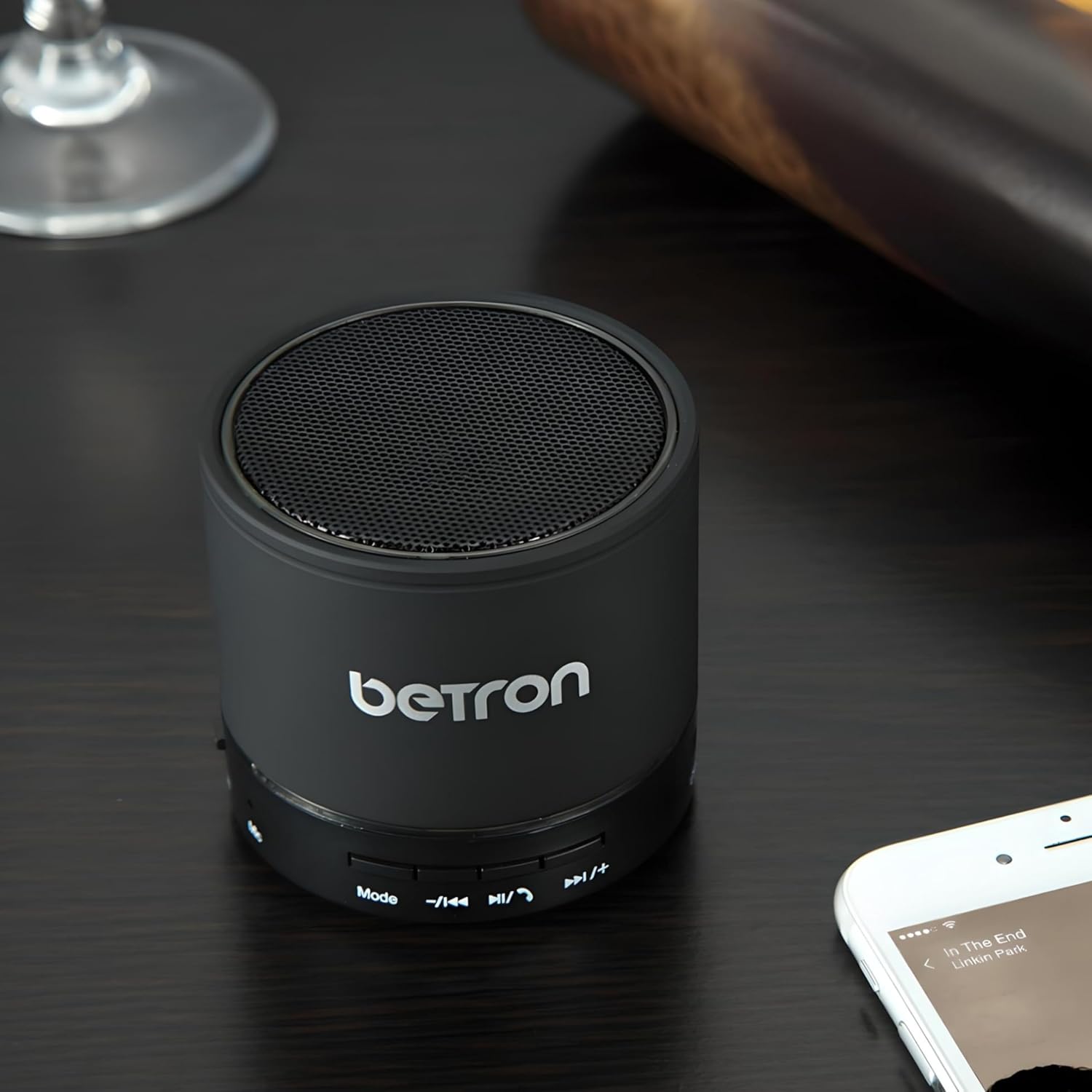 Betron KBS08 Bluetooth Speaker, Wireless, Portable, Mini, Black-8