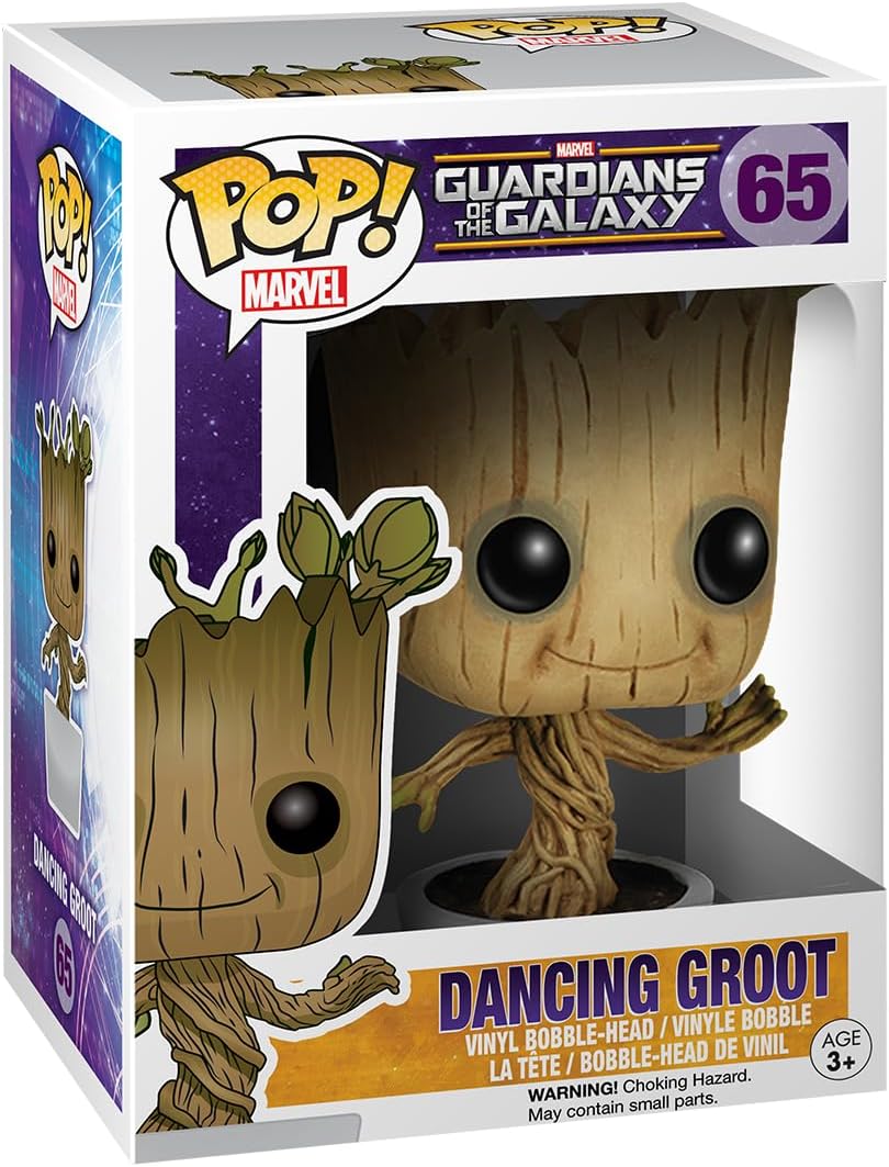 Funko POP! Marvel: Guardians Of the Galaxy - Dancing Groot - Guardians Of the Galaxy - Collectable Vinyl Figure - Gift Idea - Official Merchandise - Toys for Kids & Adults - Movies Fans-0