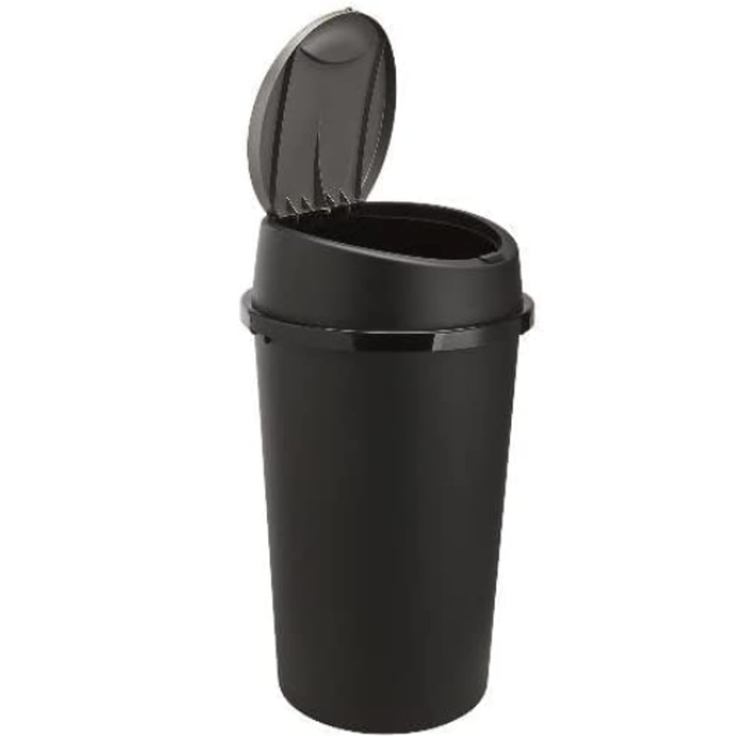 KetoPlastics 45 Liter 45 Litre 45L TOUCH BIN Colour Bin for Home Garden Office School Kitchen Bathroom Top Bin Portable Pedal Bin Removable Lid (BLACK)-4