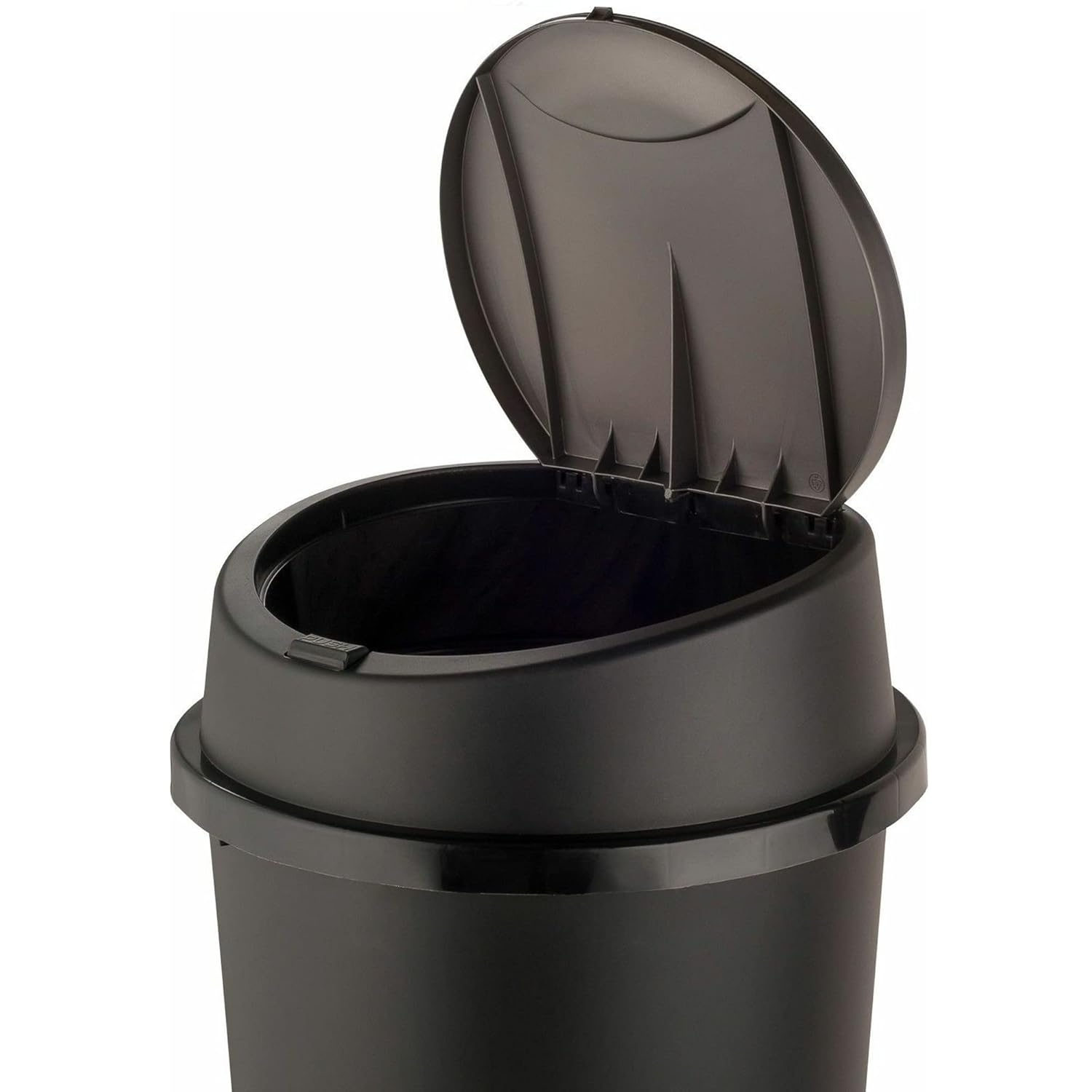 KetoPlastics 45 Liter 45 Litre 45L TOUCH BIN Colour Bin for Home Garden Office School Kitchen Bathroom Top Bin Portable Pedal Bin Removable Lid (BLACK)-5