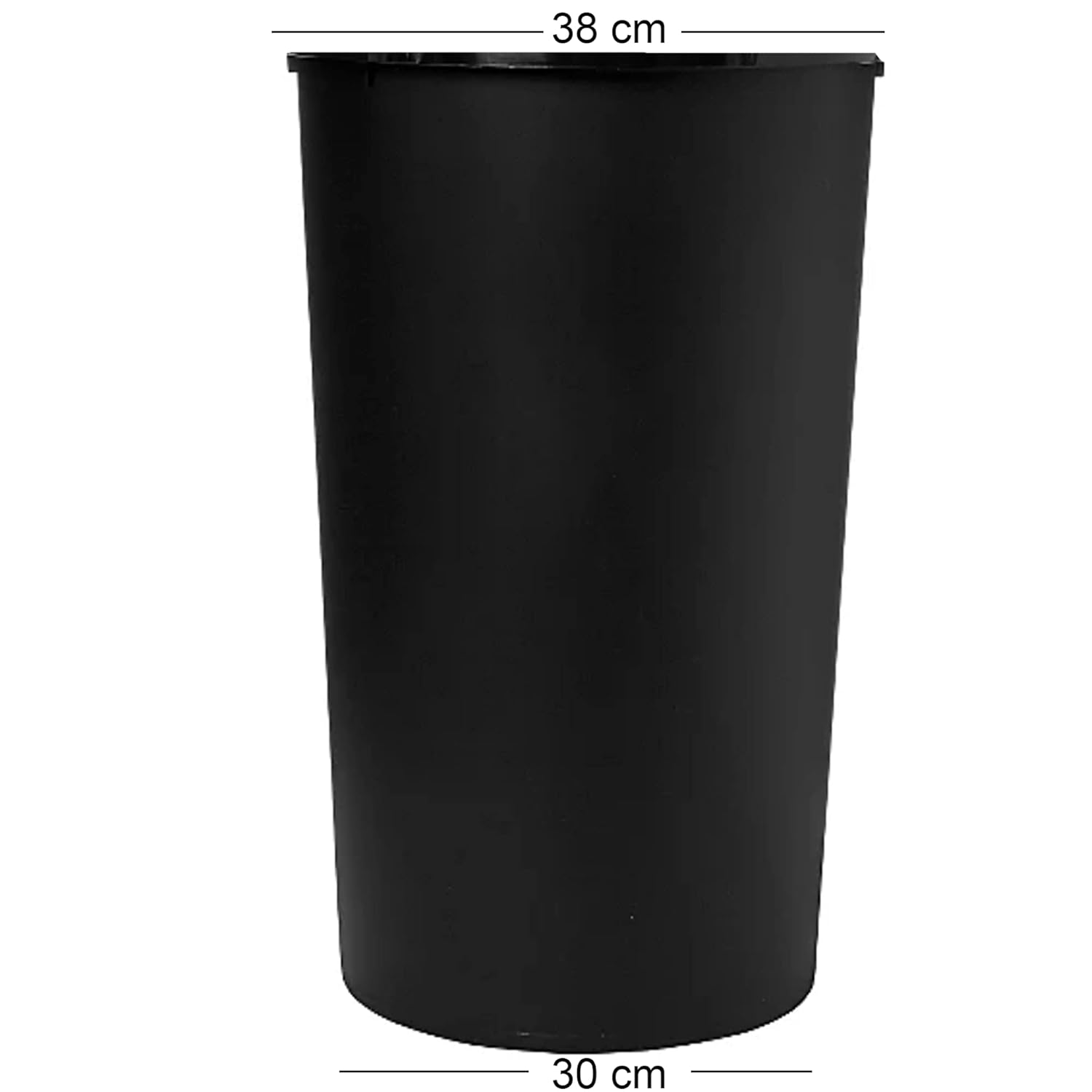 KetoPlastics 45 Liter 45 Litre 45L TOUCH BIN Colour Bin for Home Garden Office School Kitchen Bathroom Top Bin Portable Pedal Bin Removable Lid (BLACK)-7