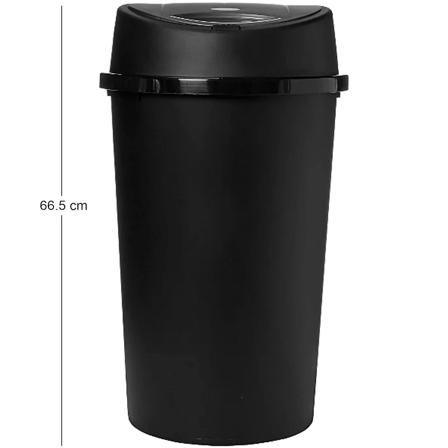 KetoPlastics 45 Liter 45 Litre 45L TOUCH BIN Colour Bin for Home Garden Office School Kitchen Bathroom Top Bin Portable Pedal Bin Removable Lid (BLACK)-8