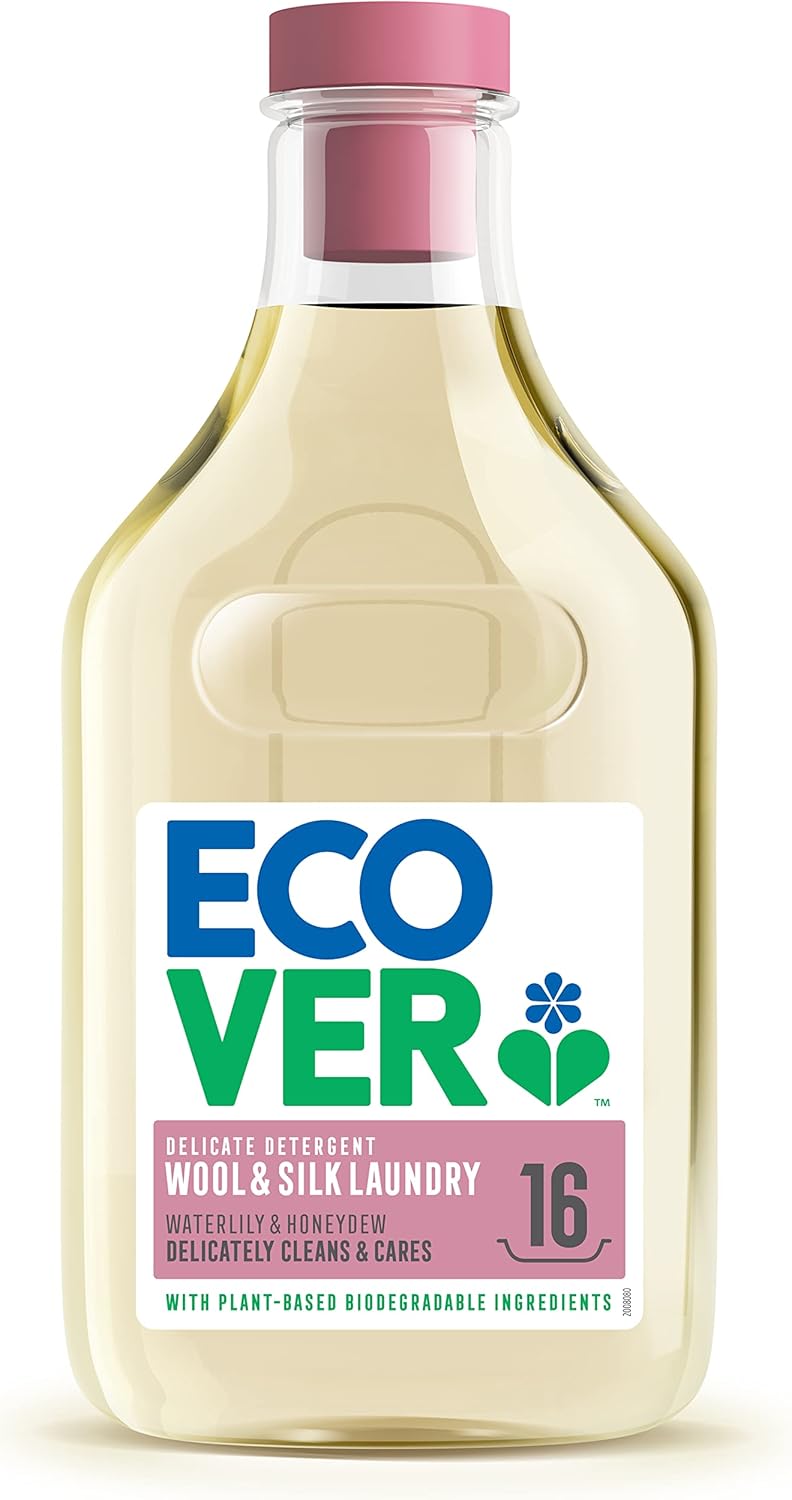 Ecover Delicate Laundry Liquid for Wool & Silk, Waterlily & Honeydew, 16 wash, 750ml-0