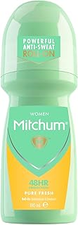 Mitchum Women 48HR Protection Roll-On Deodorant & Antiperspirant (100ml) Pure Fresh, Dermatologist Tested