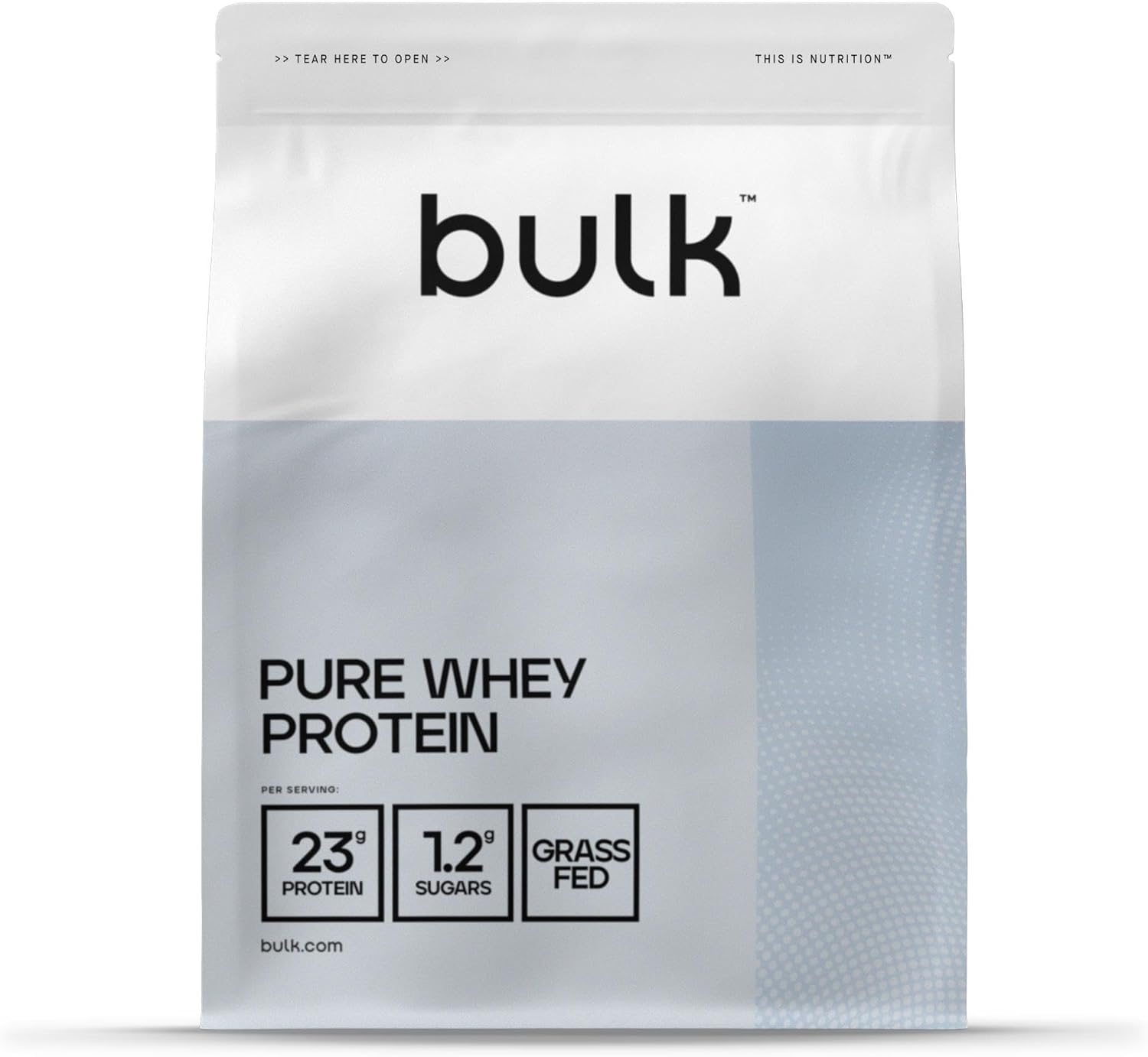 Bulk Pure Whey Protein Powder Shake, Unflavoured, 1 kg, Packaging May Vary-0