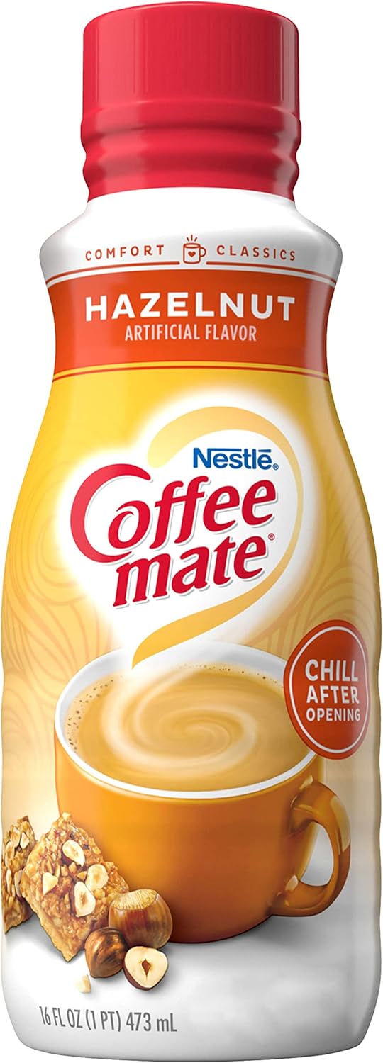 Coffee Mate Nestle Hazelnut Liquid Coffee Creamer, 1.3 pounds-0