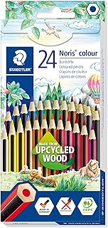 STAEDTLER 185 CD24 Noris Colour Pencil - 24 Assorted Colours (Pack of 24 Pencils)