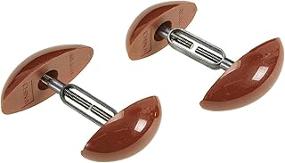 Shoe Stretcher Total of 4 Stretchers, Shape Extenders and Width Extender for Men's & Women's Shoes or Boots, Brown