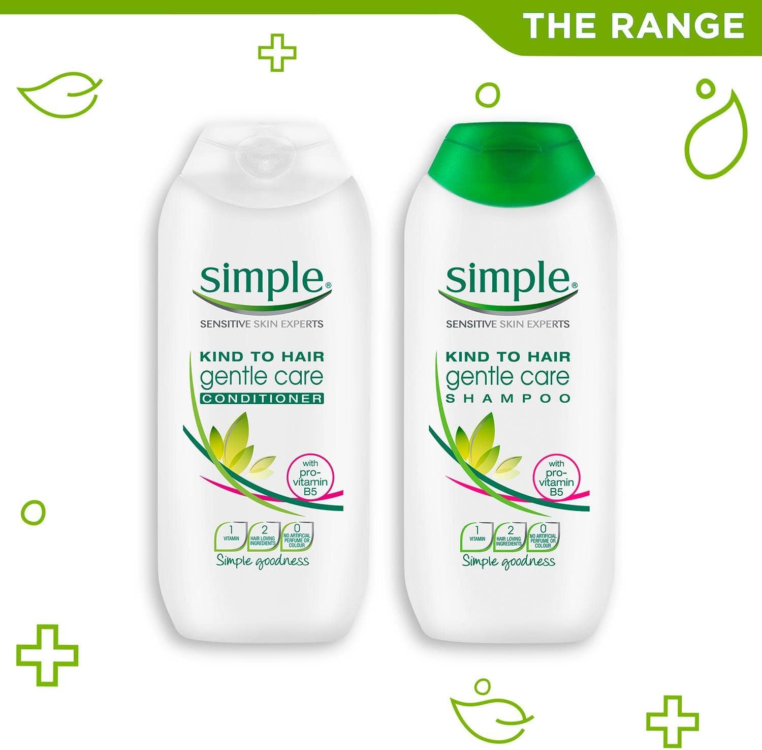 Simple Kind to Hair Gentle Care Shampoo 200 ml (Pack of 2)-3