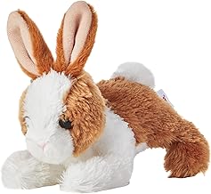 Aurora World 73902.0 Mini Flopsie Bunny Plush Toy (Brown/White)