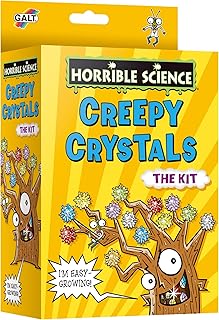 Galt Creepy Crystals -Horrible Science Crystal Growing Kit for Kids,Educational Science Kits and Crystal Gifts -Grow Your Own Crystals, Diamonds and Crystal Tree - For Boys and Girls Ages 8 Years Plus