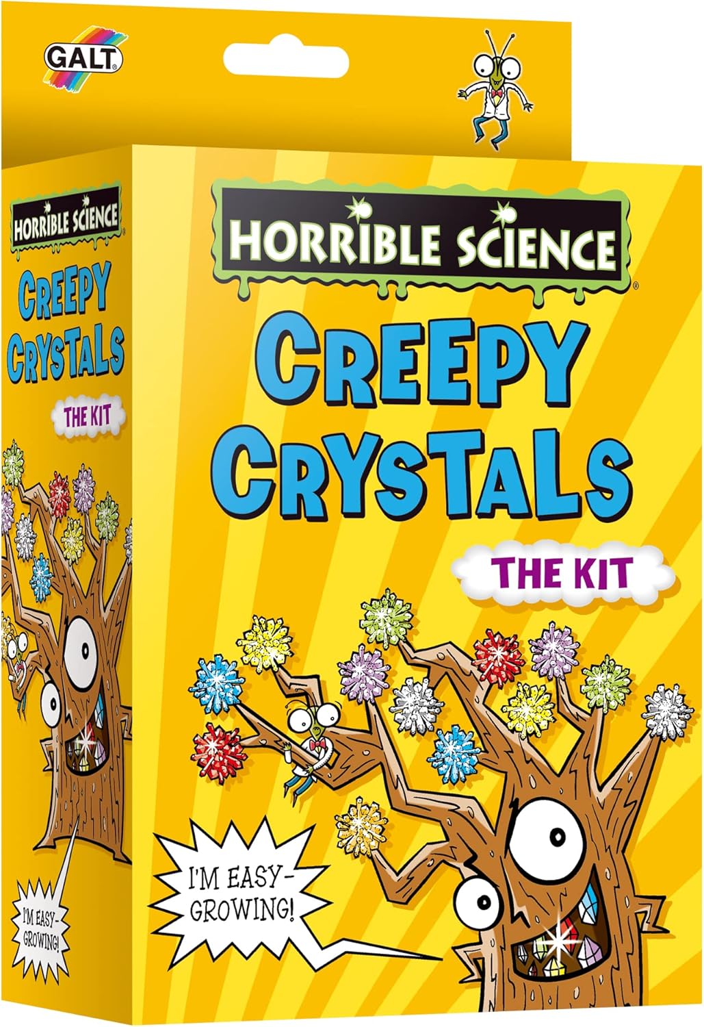 Galt Creepy Crystals -Horrible Science Crystal Growing Kit for Kids,Educational Science Kits and Crystal Gifts -Grow Your Own Crystals, Diamonds and Crystal Tree - For Boys and Girls Ages 8 Years Plus-0