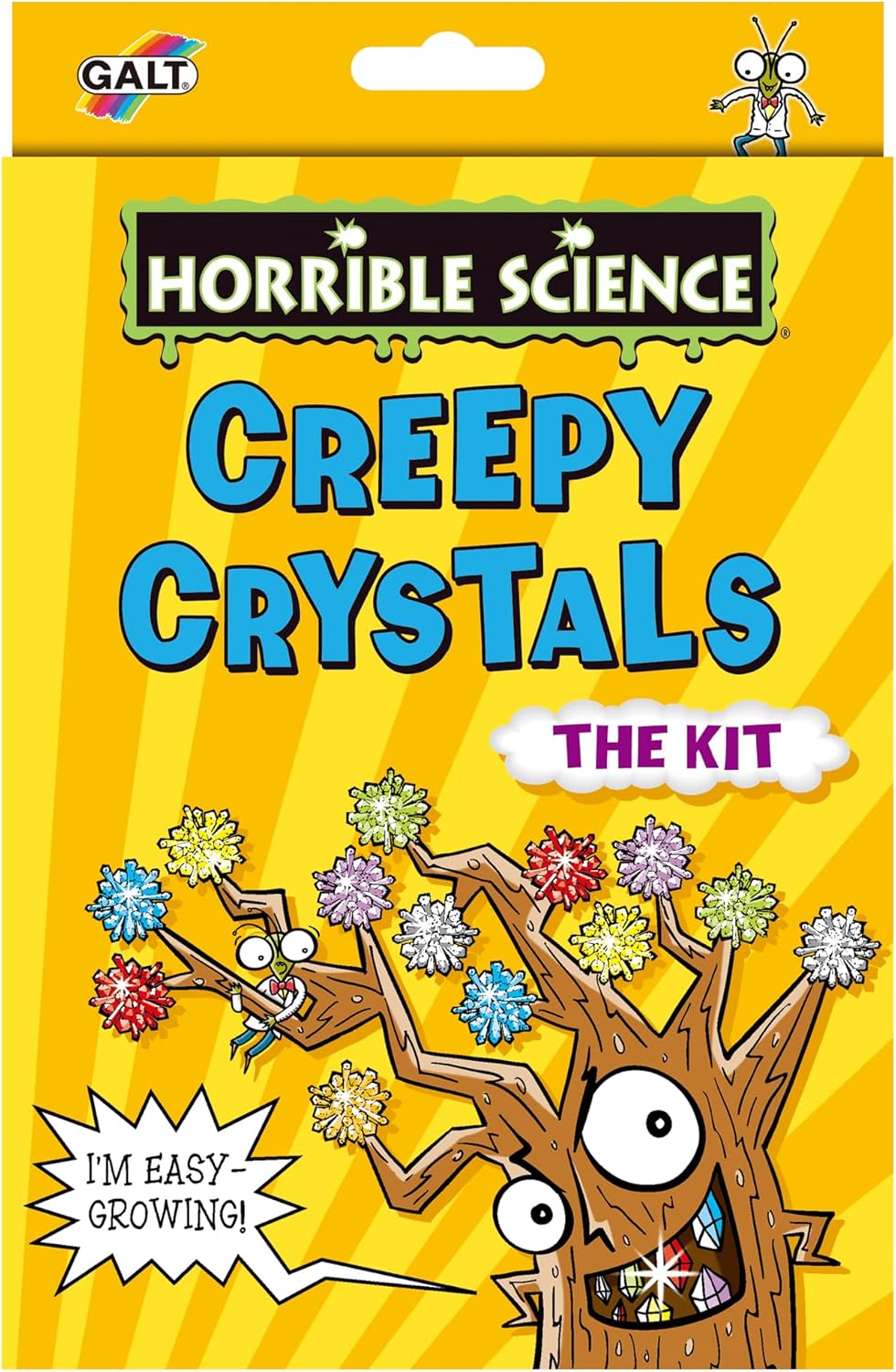 Galt Creepy Crystals -Horrible Science Crystal Growing Kit for Kids,Educational Science Kits and Crystal Gifts -Grow Your Own Crystals, Diamonds and Crystal Tree - For Boys and Girls Ages 8 Years Plus-1