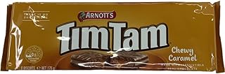 TimTams Arnotts Chewy Caramel Biscuit, 175 g