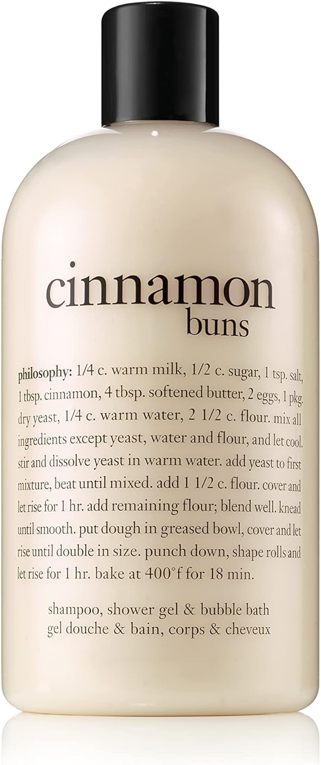 philosophy cinnamon buns shower gel | 480ml | bubble bath | body wash-0