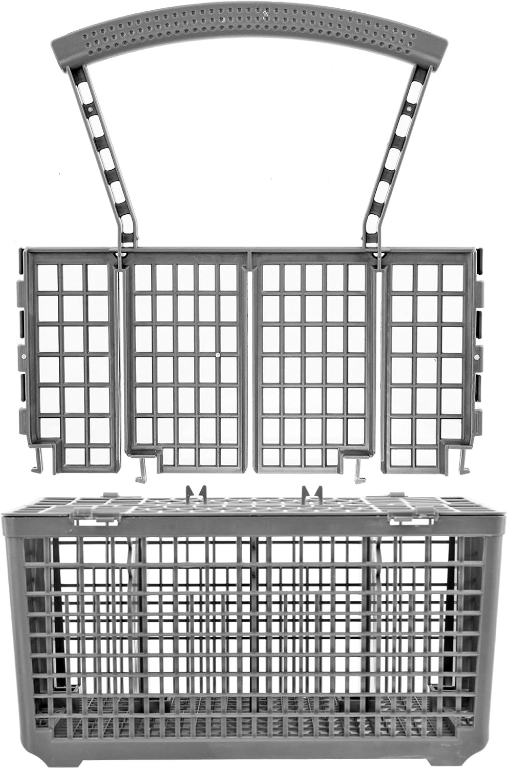 Spares2go Cutlery Basket Cage & Lid for Electrolux Dishwasher (Removable Handle, 235 x 242 x 130)-3