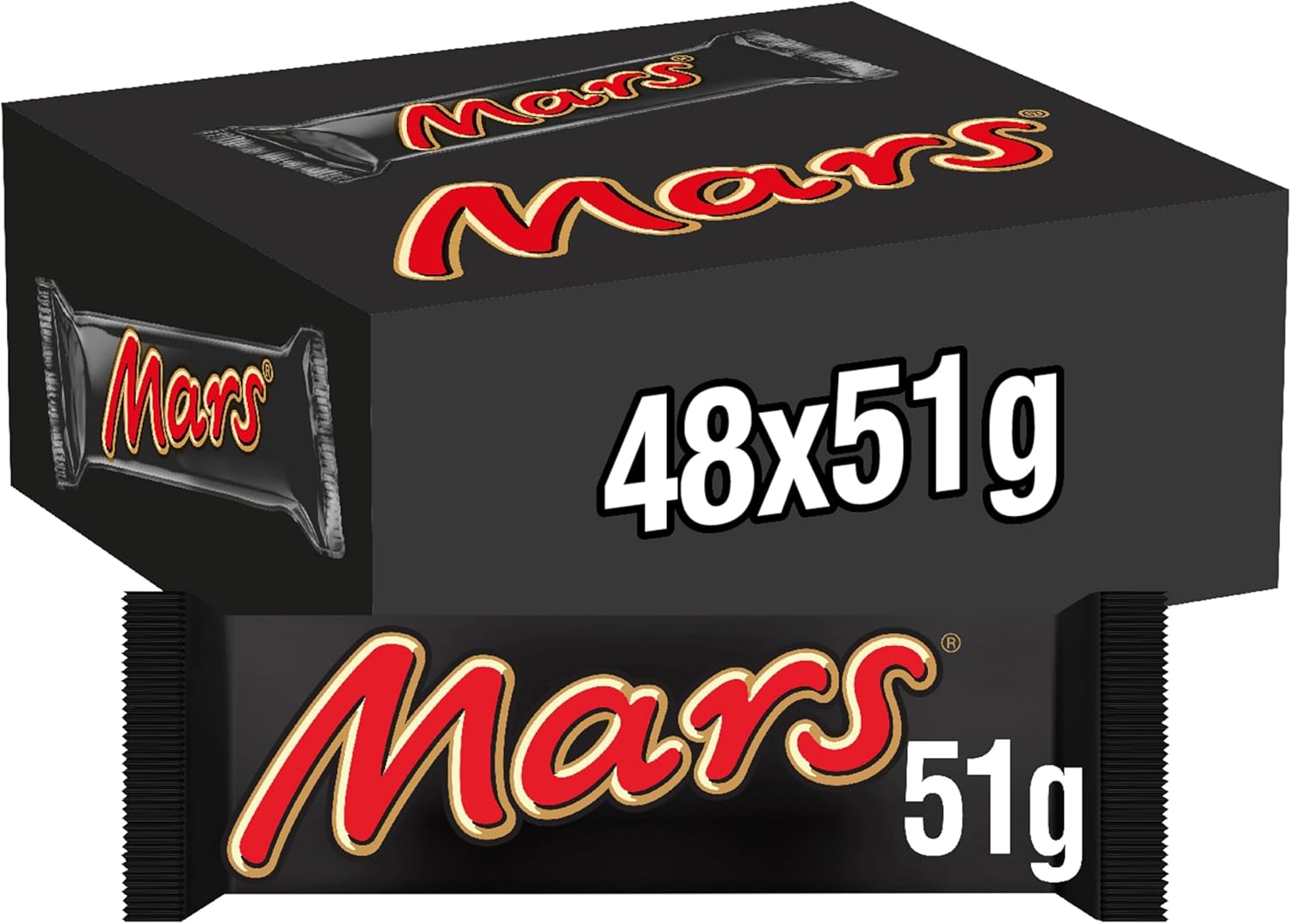 48 X MARS BAR STD 51g | 48 PACK BUNDLE-0