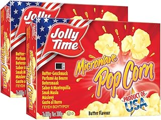 JollyTime Microwave Popcorn - Butter (300g) - Pack of 2