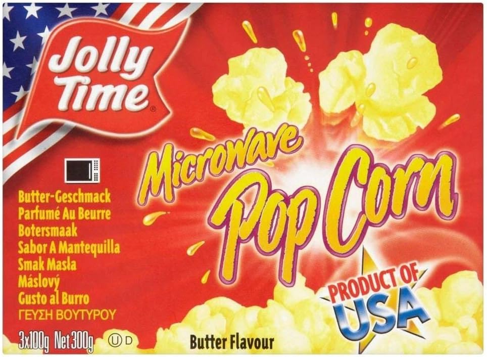 JollyTime Microwave Popcorn - Butter (300g) - Pack of 2-1