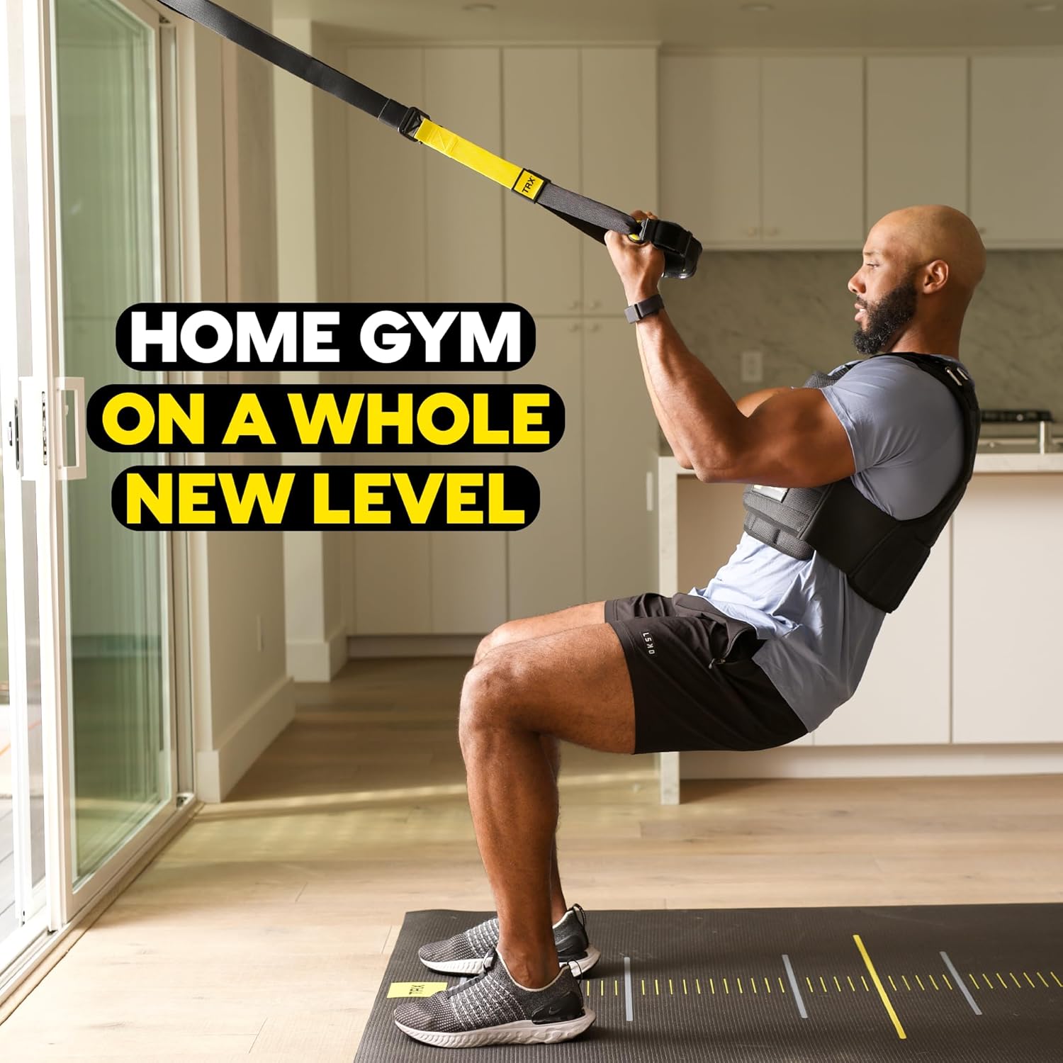 TRX PRO3 Suspension Trainer System, Design & Durability for Cross-Training, Weight Training, HIIT Training & Cardio, Includes 3 Anchor Solutions for Indoor & Outdoor Home Gyms-1