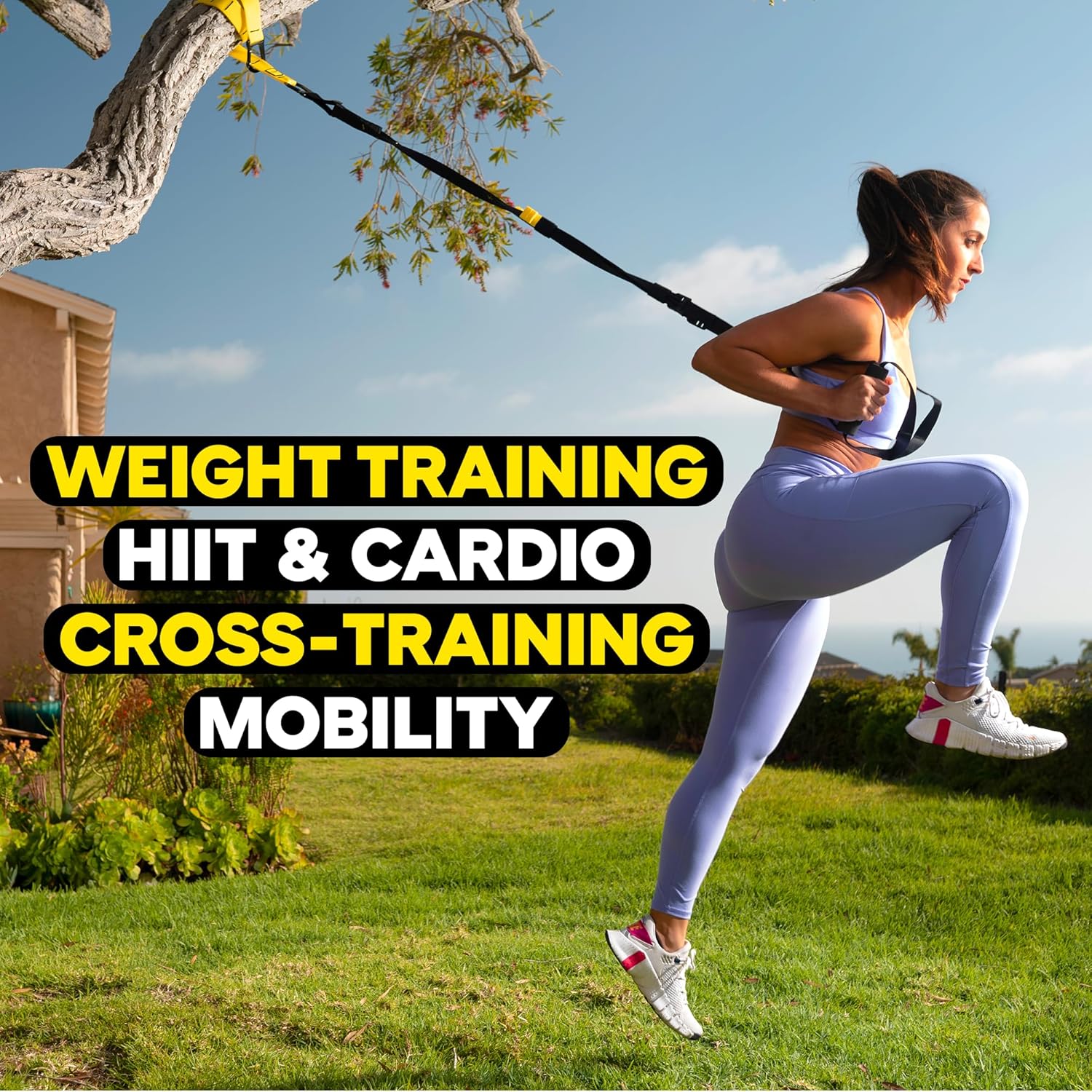 TRX PRO3 Suspension Trainer System, Design & Durability for Cross-Training, Weight Training, HIIT Training & Cardio, Includes 3 Anchor Solutions for Indoor & Outdoor Home Gyms-2