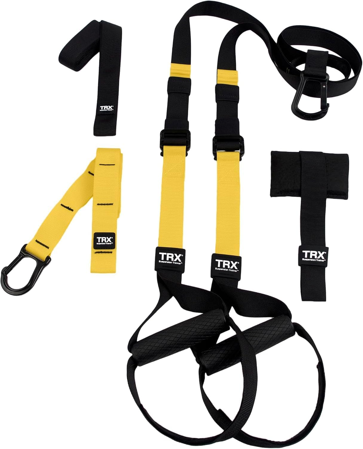 TRX PRO3 Suspension Trainer System, Design & Durability for Cross-Training, Weight Training, HIIT Training & Cardio, Includes 3 Anchor Solutions for Indoor & Outdoor Home Gyms-8