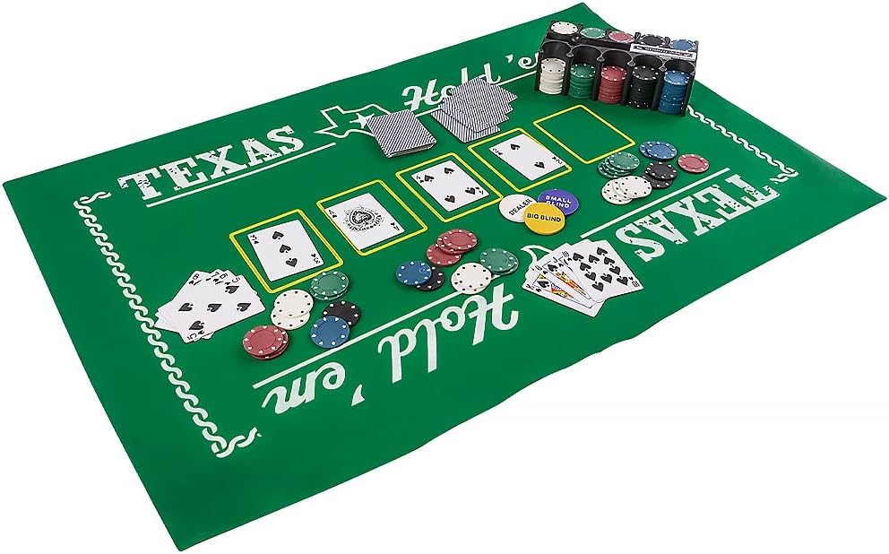 Rhode Island Novelty Texas Hold 'em Poker Set-0