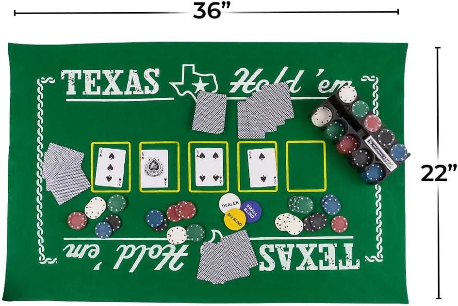 Rhode Island Novelty Texas Hold 'em Poker Set-1