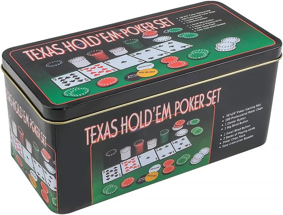 Rhode Island Novelty Texas Hold 'em Poker Set-3