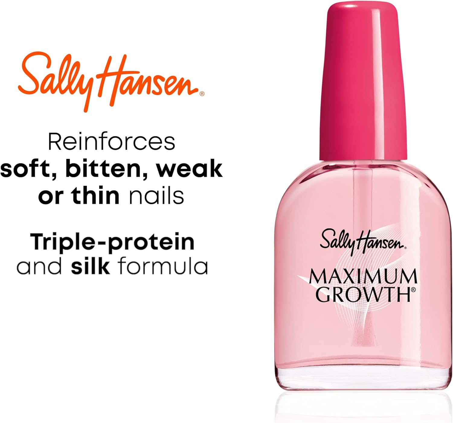 Sally Hansen Maximum Growth Nail Care Treatment, 13.3 ml (Pack of 1)-2