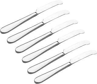 Viners Select 18.0 Stainless Steel Butter Knives, Set of 6, Silver