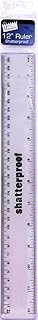 Just Stationery 6072/72 12 inch plastic Shatterproof Ruler