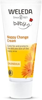 Weleda Baby Nappy Cream w. Calendula, Natural Nappy Rash Ointment, Baby Cream for Newborn Up, Baby Barrier Cream & Baby Balm for Bottoms Cares & Protects Delicate Skin by Weleda Baby Skincare - 75ml