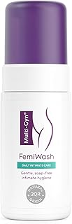 Multi-gyn FemiWash for Daily Intimate Hygiene to Maintain a Healthy Intimate Area - Aloe Extract - Soap-Free Micro Foam Approx 100 Uses - 100ml