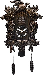 Acctim 27438 Feldburg Cuckoo Wall Clock, Antique Bronze