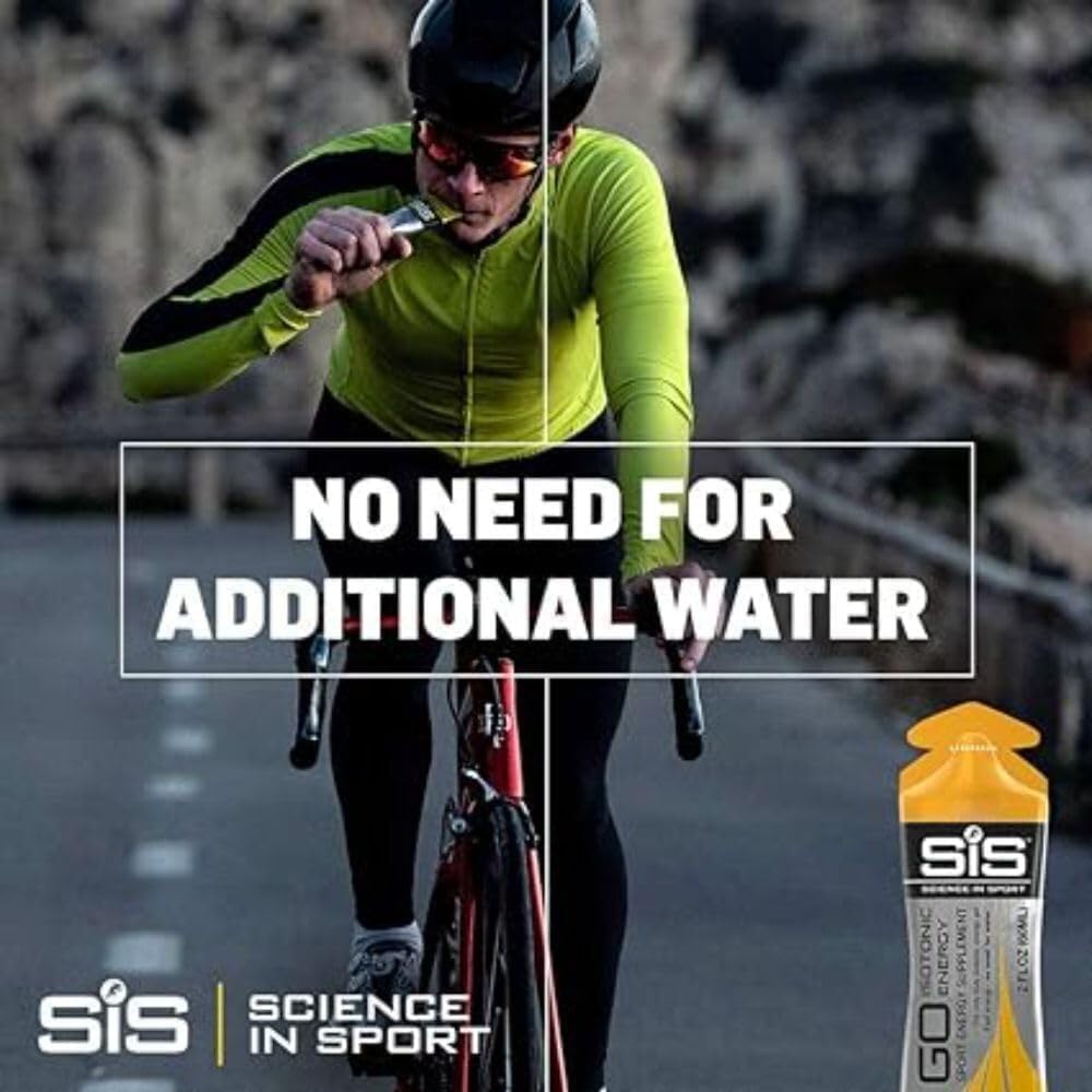 Science in Sport| Go Isotonic Energy Gel| High Carbohydrate| Improves Performance| Low Sugar |Vegan| Consume Directly from Packaging| Pack of 6| 60ml| Lemon & Lime Flavoured-3